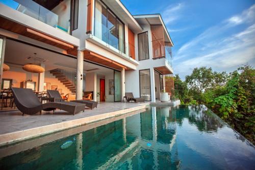 Villa Nour - 3 BR sea view pool villa in Srithanu