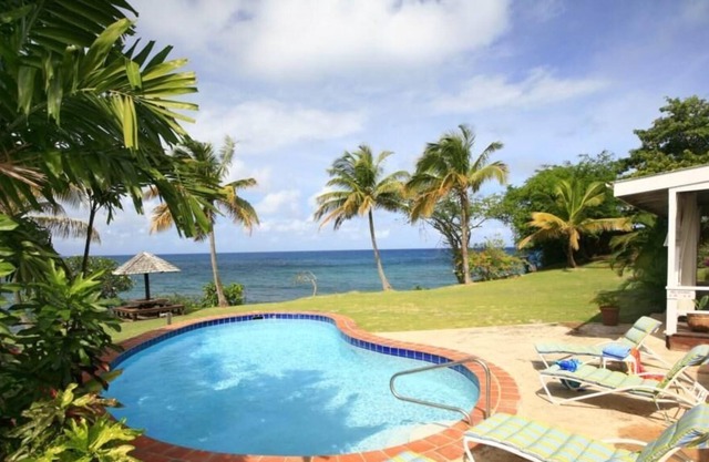 Villa Sea Pearl in Cap Estate by Personal Villas - Poolside Lounge, Al Fresco Dining, Sea Views