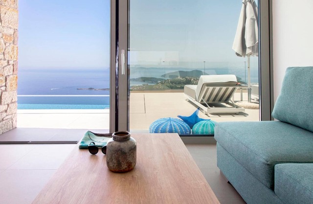 Villa 'Sivota Sunset Two-Bedroom 1' with Sea View, Wi-Fi and Air Conditioning