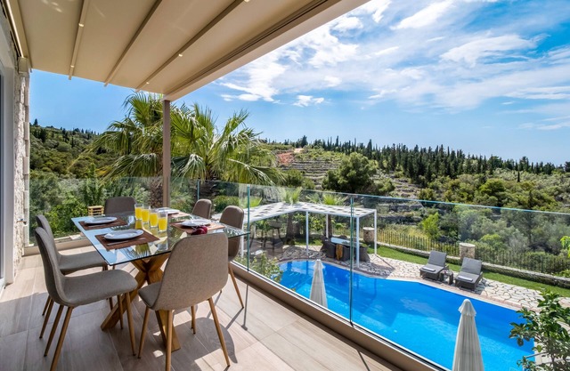 Villa "Thanasis" with Sea View, Private Pool & Wi-Fi