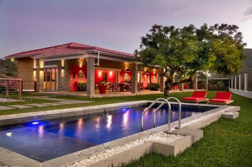 Villa with pool in Ramena, sea view