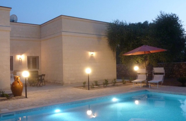 Villa with private pool and sea views in the olive grove