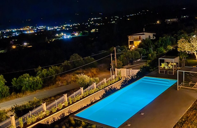 Villa With Unimpeded View to the Gulf of Kyparisia Next to the Medieval Castle