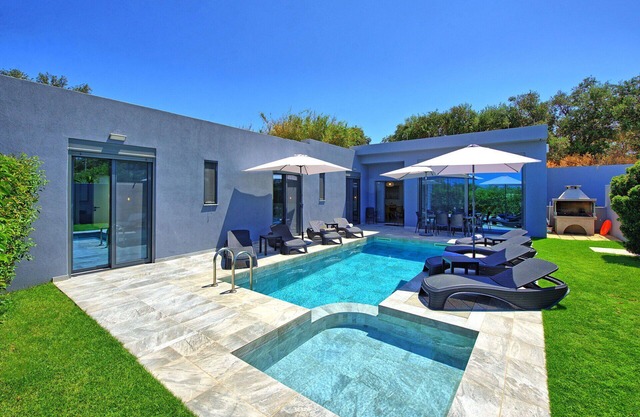Villa Zaneti - Holiday Villa Rental with private pool near the sea in Agia Marina, Crete Island,.