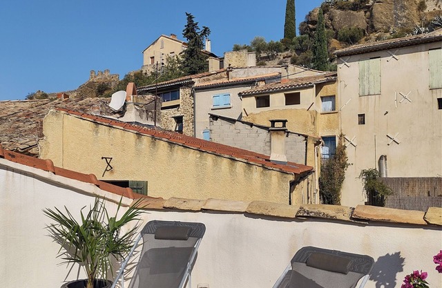 Village house with a great roof terrace