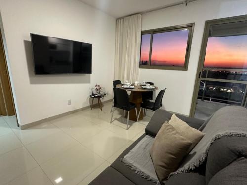 Vista Deslumbrante para o Lago | flat cama king