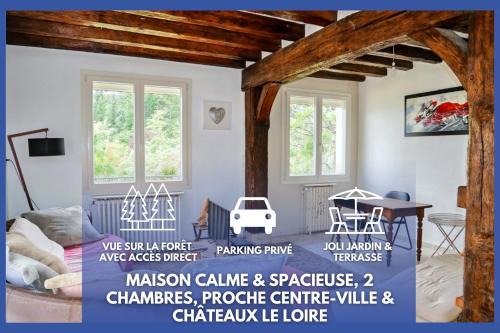 Vue imprenable sur la forêt avec jardin et parking