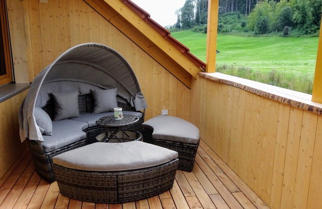 WaldBlick apartment in Happy Allgäu - solid wood, large roof terrace, built 2022