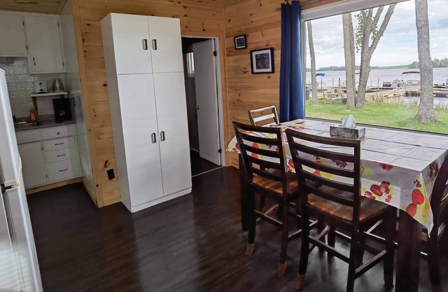 Water front cottages on lake Nippising