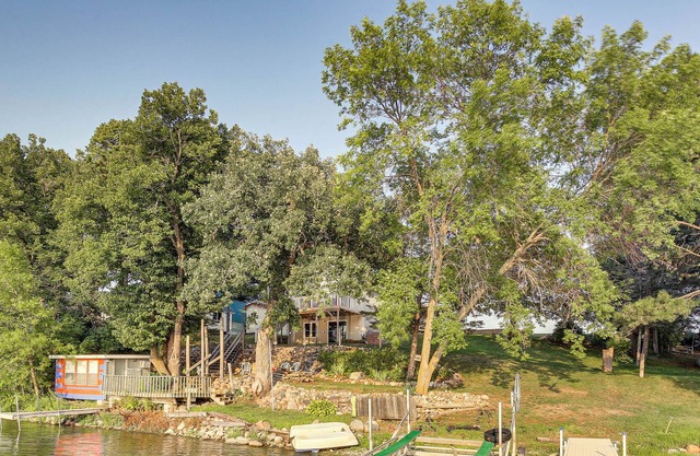 Waterfront Madison Lake Retreat w/ Boat Dock!