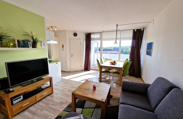 Welcome to a bright and modern apartment on the 6th floor.
