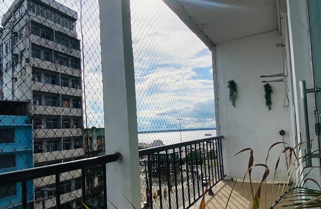 Westcambios 413 Flat in the center of Manaus with a view of the River