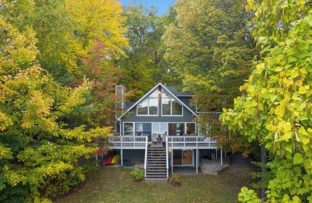 Winnipesaukee Lakeside Retreat with Private Beach Dock and Beautiful Views