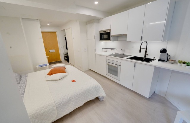 Wonderful one room apartment with balcony in city center.