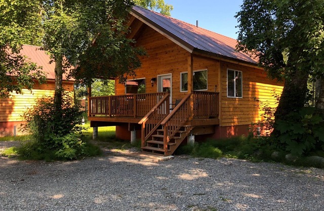 Woodland View Backwoods Cabins at Susitna Lodge