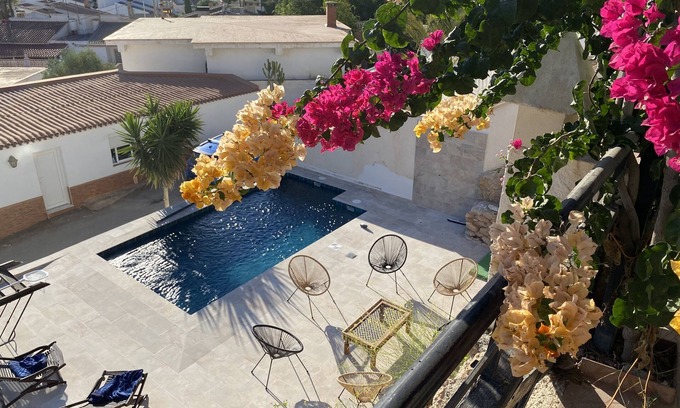 San Juan de los Terreros House | À 3 Minutes de la Plage Jolie Maison 4-6 Personnes Récemment Rénovée + Piscine