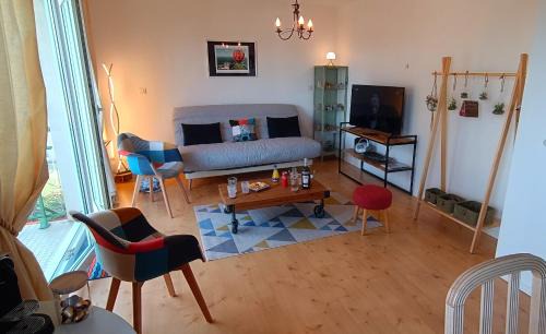 Ouistreham Apartment | À 8 min à pieds de la plage, du centre ville et du Brittany Ferries