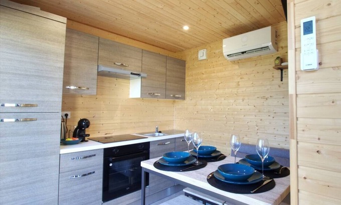 Lucay-le-Male Ski Chalet | Îlot COSY-SPA/CLIMATISÉ/PROCHE ZOO DE BEAUVAL/ROUTE DES CHÂTEAUX DE LA LOIRE
