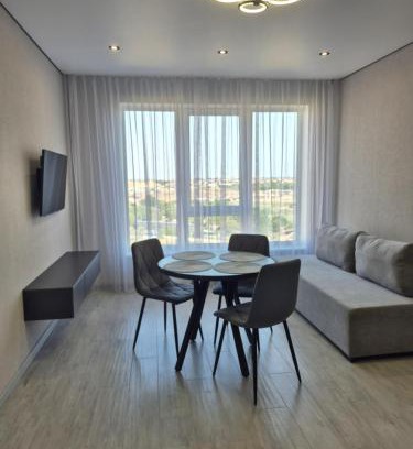 Vapnyarka Apartment | Апартаменти на вулиці Марсельській 62 в ЖК Острова, 1 спальня та кухня-студія