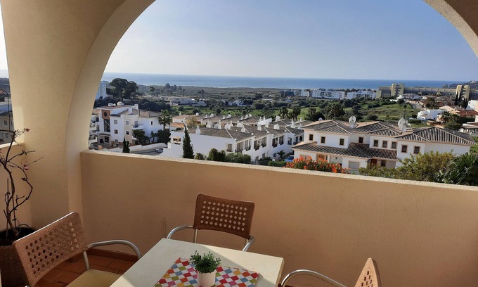 Telheiro Apartment | 1 BED APT. SEA AND BEACH VIEWS .POOL.5 MIN WALK TO MARINA DE LAGOS.