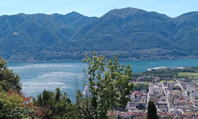 Orselina Apartment | 1-bedroom apartment with great views to Lake Maggiore and the city of Locarno