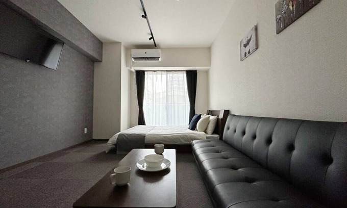 Hiroshima City Centre Apartment | 1 bedroom Apt near museum for 3 Ppl