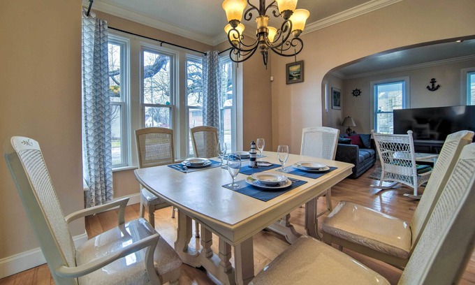 Ashtabula House | 1 Block to Bridge Street: Lake Erie Vacation Home!