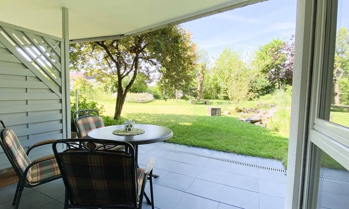Bermatingen Apartment | 1-room apartment Koch No. 2, shower/WC, 36 sqm, ground floor - Haus Koch
