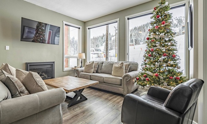 Silver Star Mountain House | 10/10 Location Backs on to Alpine Chair w/BBQ, Hot Tub, Laundry - Pet Friendly!