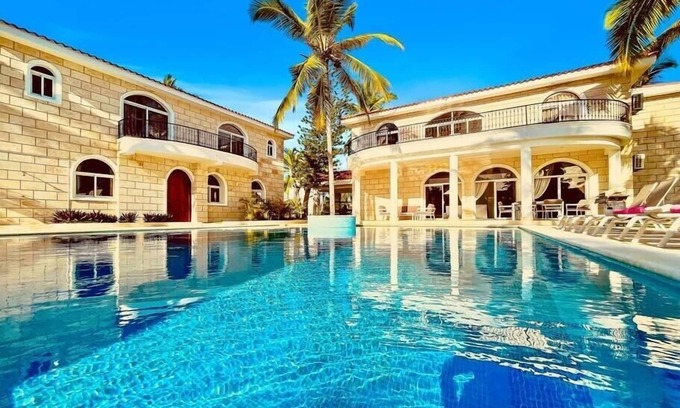 Punta Cana Villa | 10BR Beach Villa Andiamo with Chef, Jacuzzi and Maid