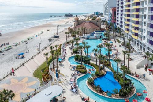 Daytona Beach House | 10th Floor Oasis Stunning 2BR with Spacious Private Double Balcony at The Wyndahm Ocean Walk Resort