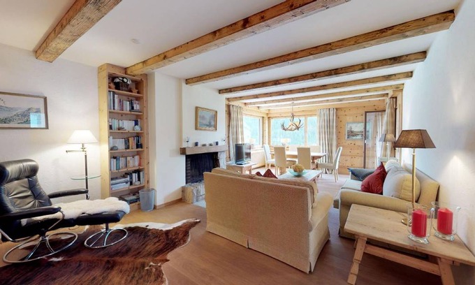 Sankt Moritz-Bad Apartment | 120 m² Apartment ∙ 3 bedrooms ∙ 6 guests