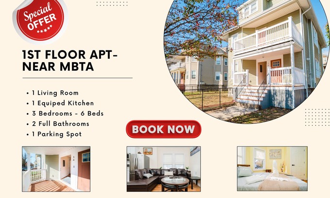 Milton Apartment | 14/1 - 3BR Milton - Cozy Apt near Blue Hills Museum
