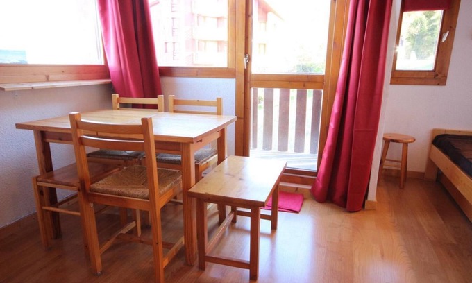 Vallandry Apartment | 150m from ski slopes, 4th floor, balcony, tv, ski locker, 20m², Peisey-Vallandry