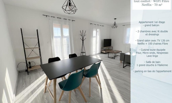 Gond-Pontouvre Apartment | 178A - T3 Tout Confort du Gond - 70 m2