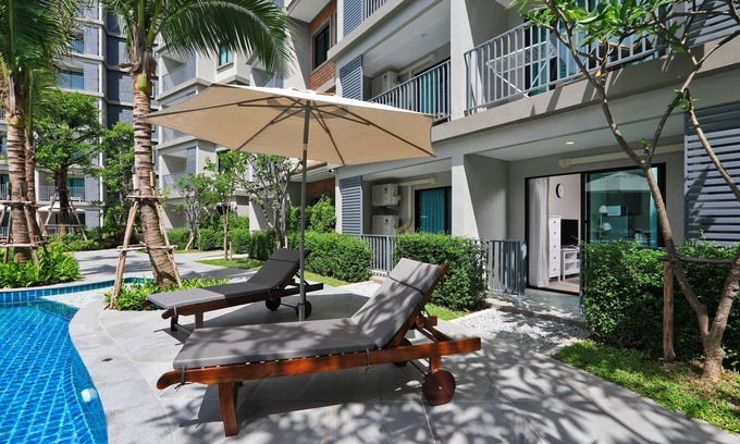 Sa Khu Apartment | 1BDR apt with direct access to pool & 250m from NaiYang beach