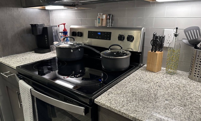 Spring Branch East Apartment | 1BR QUEEN PREMIERE SUITE - FREE WIFI