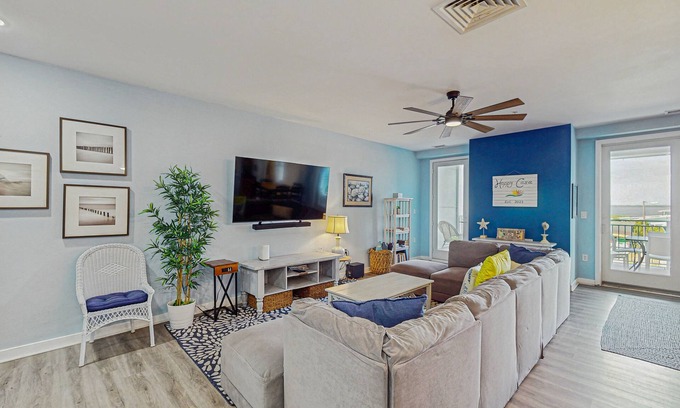 Sandbridge Condo | 1st-floor condo with views of Back Bay, balcony, AC, outdoor pool & gym