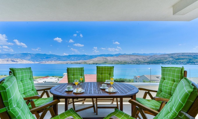 Pag Apartment | 2 bedroom beautiful apartment in Pag