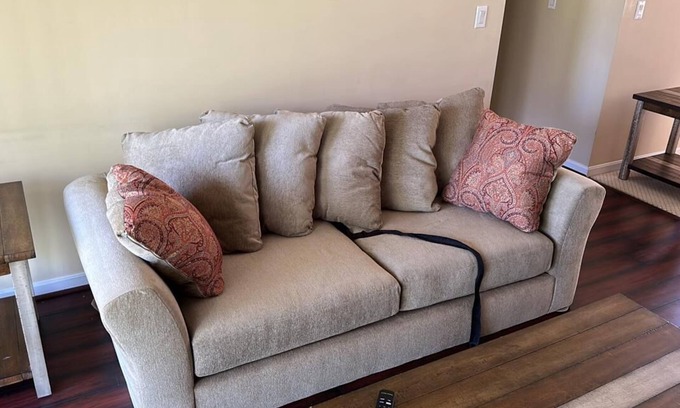 Mason Condo | 2-bedroom condo in fantastic Mason with AC, WiFi