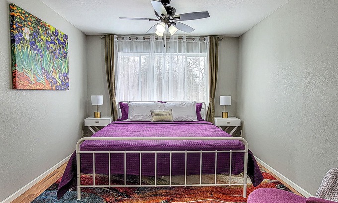 Lake George Apartment | 2 bedroom Hide-a-way with Balcony- minutes from Lake George