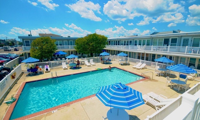 Brigantine Condo | 2 BR 2 Bath Condo W/Pool Across from Beautiful Beach!