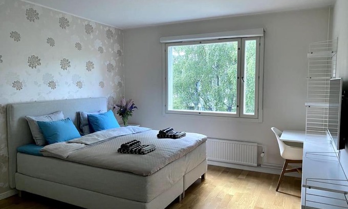 Espoo Apartment | 2 br apartment w/balcony, wifi, parking