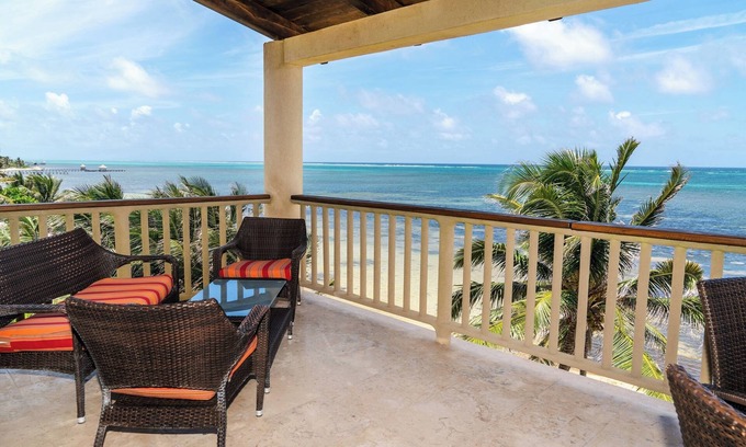 San Pedro Resort | 2 BR Oceanfront Condo with Barrier Reef Views, Resort Pools, Sleeps 5