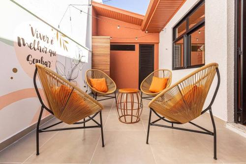Cristo Rei House | 2 Casas Boho Chic integradas lado Botânico 4 vagas