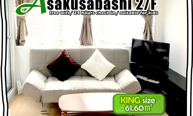 Asakusabashi Apartment | 2/FAsakusabashi BLDG for 6-9 ppl