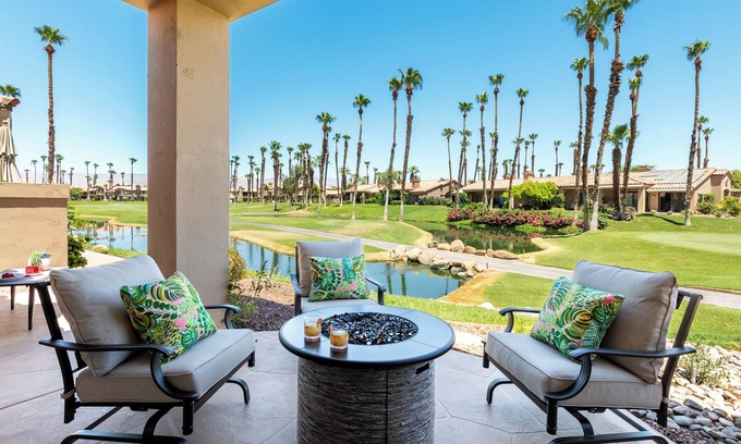 Palm Desert Condo | 2 Guest Rooms on Tee Box #2 in PVCC! Platinum membership; Tennis, Pickleball!
