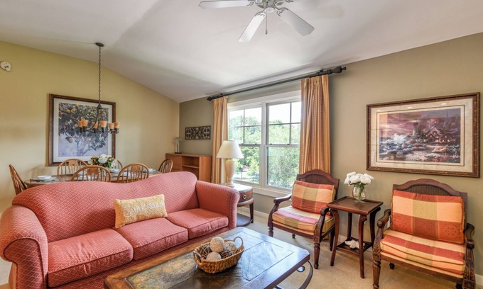 St. Augustine Condo | 2 King beds-2 private balconies-sleeper sofa-W/D-community pool & hot tub!