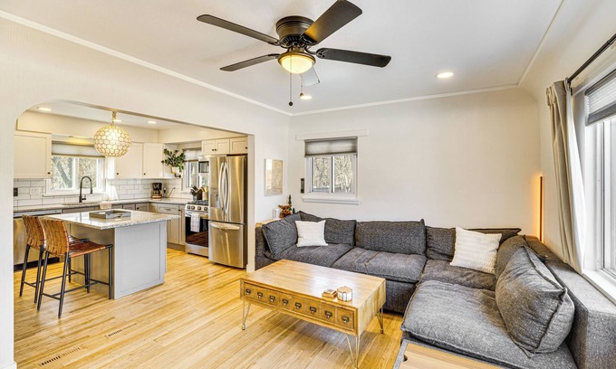 Central Colorado Springs House | 2 Mi to Downtown Colorado Springs: Apt w/Grill!