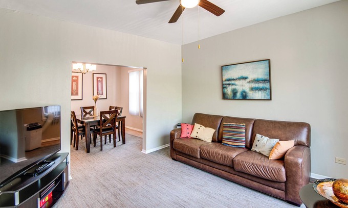 Essex Apartment | 2 Mi to South Shore Beach: Unit w/Balcony & Yard!